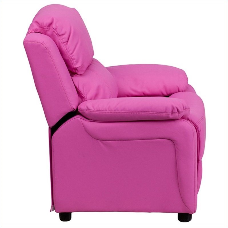 Bowery Hill Kids Recliner in Pink