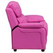 Bowery Hill Kids Recliner in Pink