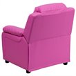 Bowery Hill Kids Recliner in Pink