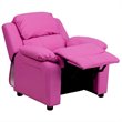 Bowery Hill Kids Recliner in Pink