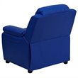 Bowery Hill Kids Recliner in Blue
