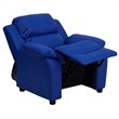 Bowery Hill Kids Recliner in Blue