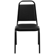 Bowery Hill Banquet Stacking Chair in Black