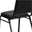 Bowery Hill Banquet Stacking Chair in Black