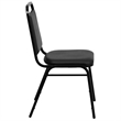 Bowery Hill Banquet Stacking Chair in Black