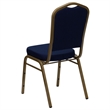Bowery Hill Banquet Stacking Chair in Navy Blue