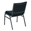 Bowery Hill Fabric/Metal Multipurpose Stacking Guest Chair in Green