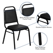 Bowery Hill 5 Piece Square Laminate Table Set in Black