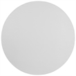 Bowery Hill Metal/Plastic Locking Legs Round Folding Table in Granite White