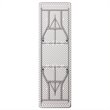 Bowery Hill Plastic Folding Table in White