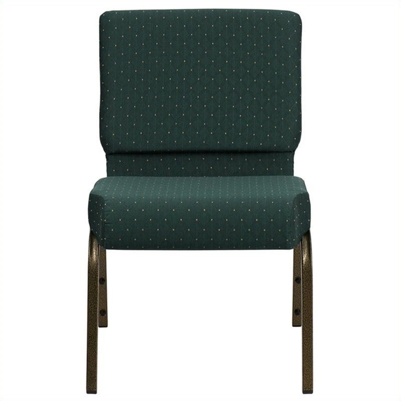 Bowery Hill Church Stacking Guest Chair in Green