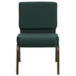 Bowery Hill Church Stacking Guest Chair in Green