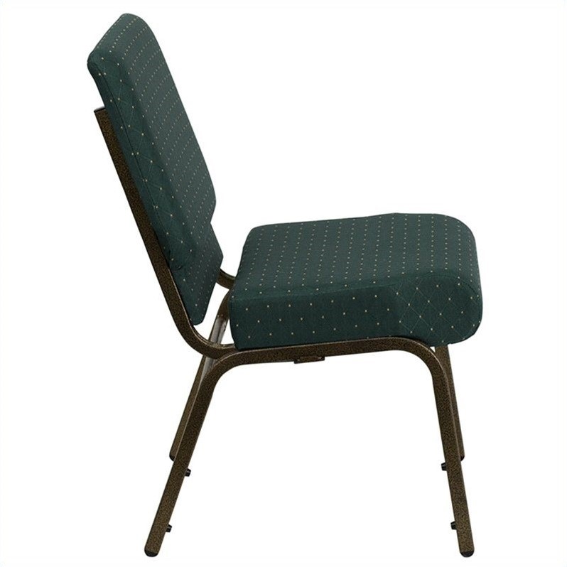 Bowery Hill Church Stacking Guest Chair in Green