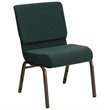 Bowery Hill Church Stacking Guest Chair in Green