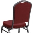Bowery Hill Stacking Banquet Stacking Chair in Burgundy