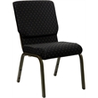 Bowery Hill Stacking Church Stacking Chair in Beige