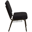Bowery Hill Church Stacking Guest Chair in Black