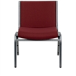 Bowery Hill Extra Wide Stacking Chair in Burgundy