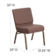 Bowery Hill Church Chair in Brown