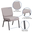 Bowery Hill Church Chair in Gray