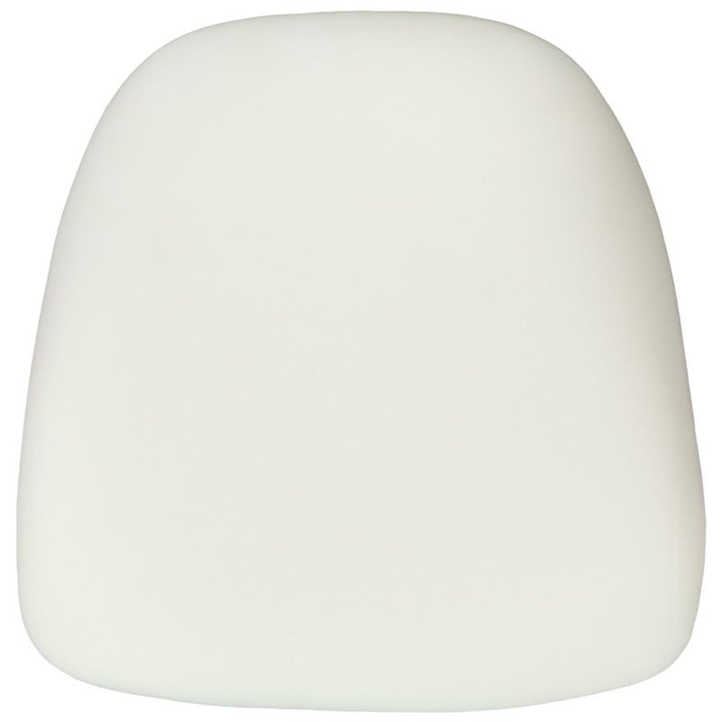 Bowery Hill Hard Chiavari Fabric Seat Cushion in Ivory