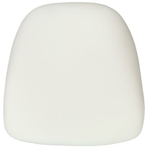 Bowery Hill Hard Chiavari Fabric Seat Cushion in Ivory