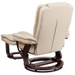 Bowery Hill Leather Recliner in Beige
