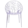 Bowery Hill Transparent Stacking Side Dining Chair