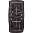 Bowery Hill Plastic Folding Table in Brown
