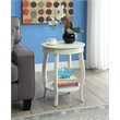 Bowery Hill End Table in Antique White