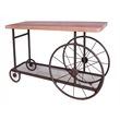 Bowery Hill Console Table in Oak and Antique Gray