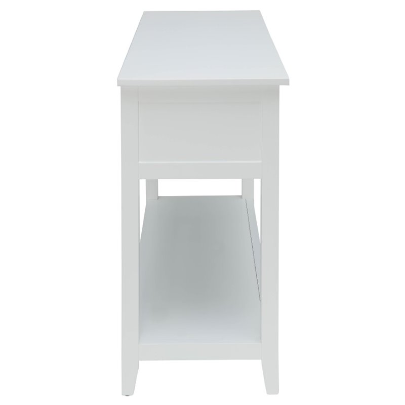 Bowery Hill Console Table in White