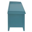 Bowery Hill Storage Bench in Teal