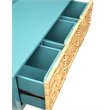 Bowery Hill Storage Bench in Teal