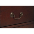 Bowery Hill Engineered Wood Reddish Brown Nightstand Rectangular Small Space Solution 23.75