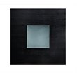 Bowery Hill Contemporary Wood Counter Height LED Dining Table in Black