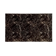 Bowery Hill Faux Marble Top Dining Table in Black