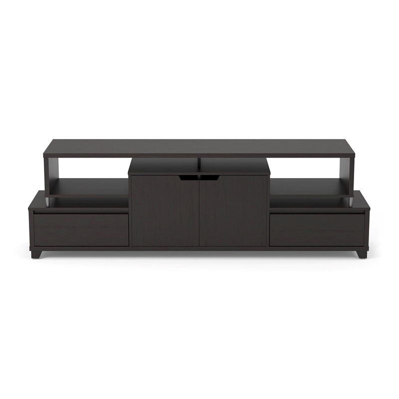 Bowery Hill Contemporary Wood TV Console for TVs up to 71