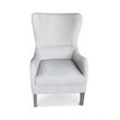 Bowery Hill Wingback Accent Chair in Beige