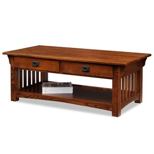 Bowery Hill Wood Brown Coffee Table Rectangular 48&quotx24&quotx19&quot Unassembled