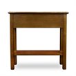 Bowery Hill Wave Console Table in Medium Oak