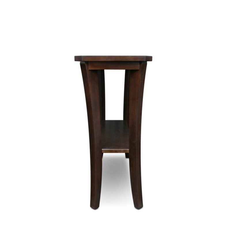 Bowery Hill Console Table in Chocolate Cherry