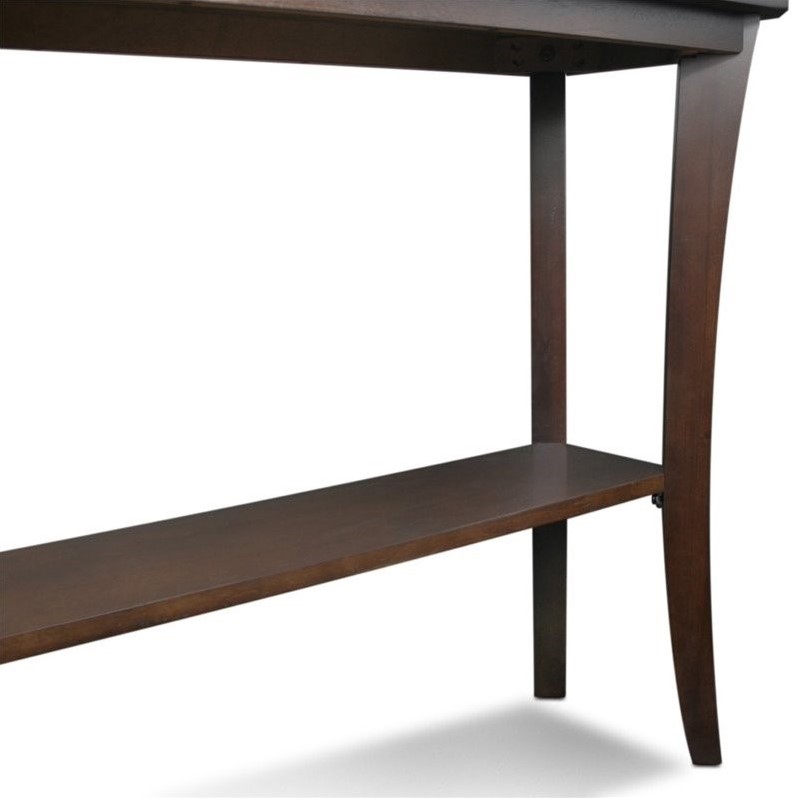 Bowery Hill Console Table in Chocolate Cherry