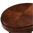 Bowery Hill Oval End Table in Chocolate Cherry