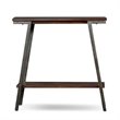 Bowery Hill Console Table in Walnut and Foundry Bronze