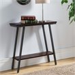 Bowery Hill Console Table in Walnut and Foundry Bronze