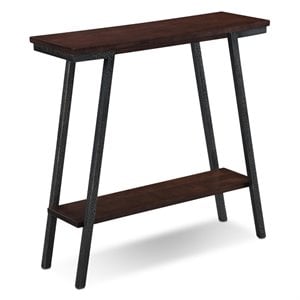 Bowery Hill Console Table in Walnut and Foundry Bronze