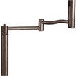 Bowery Hill Wood Chocolate Cherry End Table Square Knockdown Assembly 57