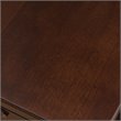 Bowery Hill Wood Chocolate Cherry End Table Square Knockdown Assembly 57