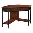 Bowery Hill Hardwood Mission Oak Desk Corner 48